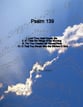 Psalm 139 SATB choral sheet music cover